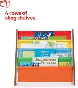 LIVIVO Colorful Kids Bookshelf 4 Tier Toy Storage Rack Multi-Colour view 5