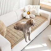 Gumfolk Pet Couch Covers for Sofa, Couch Protector for Dogs Washable Cushion Cover, Sofa Pad
