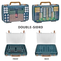 Battery Storage Organizer Case Holder Box with