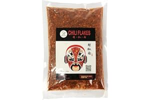 Soeos Red Chili Flakes, 8oz (226g), Dried and Crushed Red Chili Pepper Flakes, Premium Chili Powder for Pizza, Chowder, Seafood, and Pasta