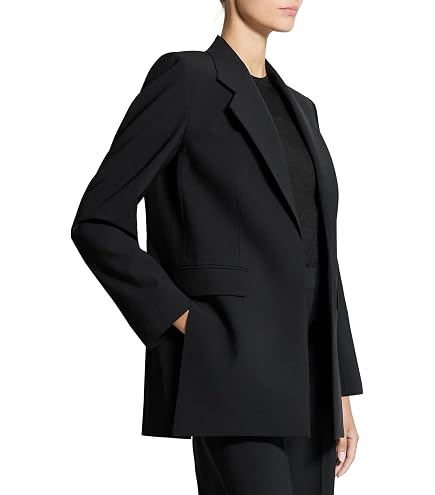 Theory Women's Lindrayia Jacket, Black, 10 at Amazon Women's
