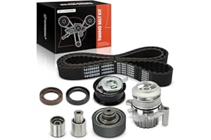 A-Premium Engine Timing Belt Kit with Water Pump Compatible with Volkswagen Jetta 1999-2003, Golf 1999-2004, Beetle 1998-2003