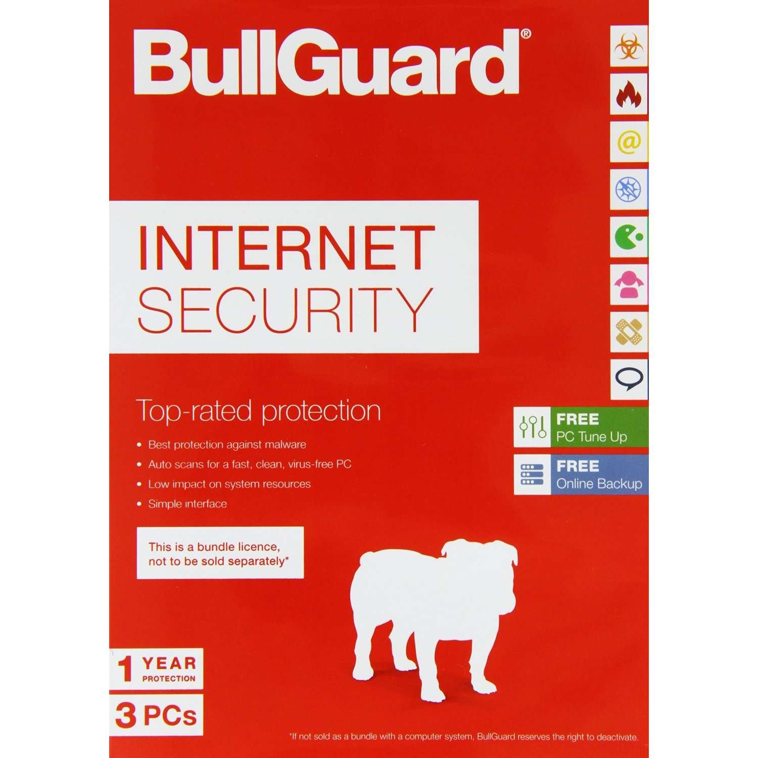 Bullguard BG1812 Security 2018 1 Year/3 Devices (PC) Amazon