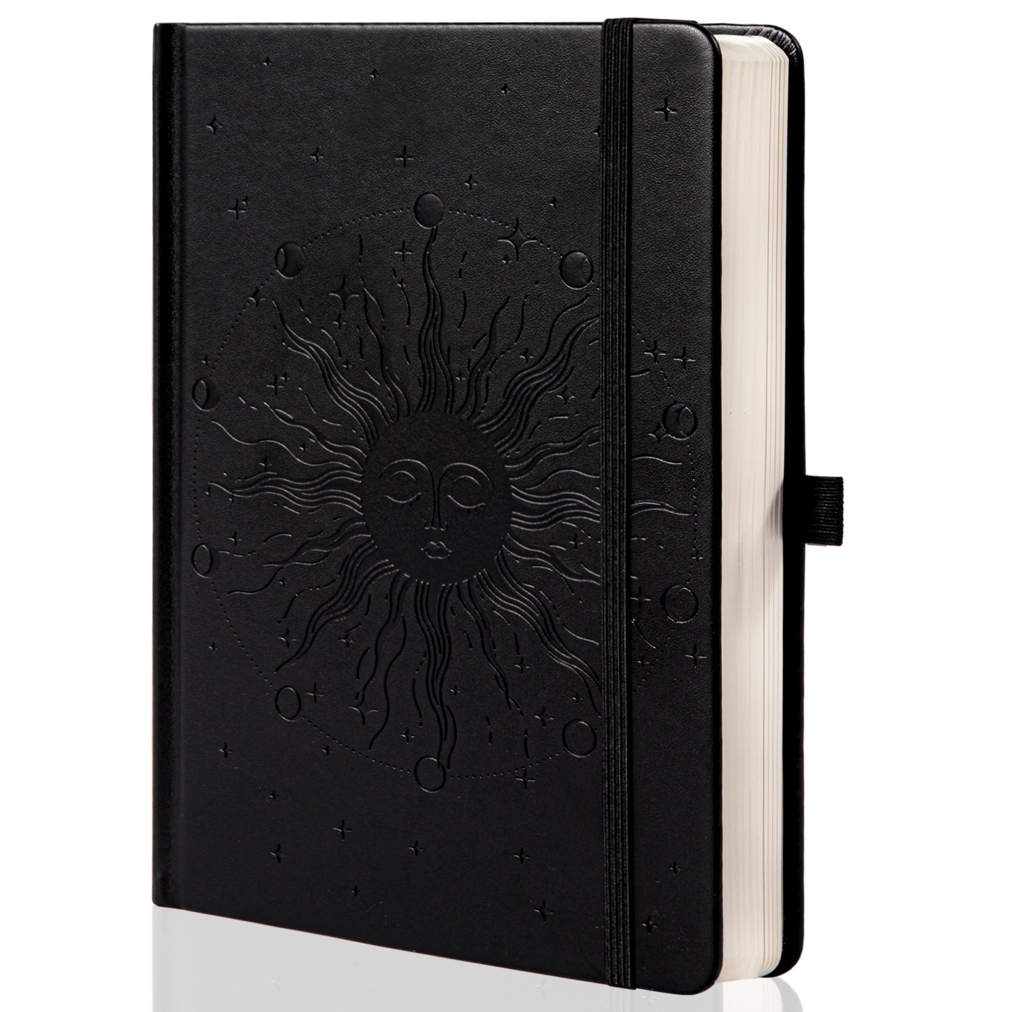 MGGAO Sun & Moon Journals for Women Men, A5 Hardcover Notebooks for Writing for Work, Travel, School, 318 Numbered Pages, 14.7 x 21.4 cm — image 1