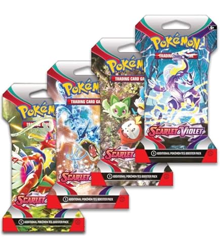 pokemon 4 booster packs Pokemon TCG
