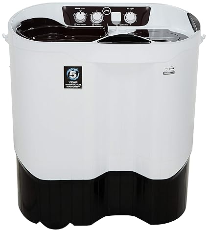 Godrej 8 kg Semi-Automatic Top Loading Washing Machine (WS EDGEPRO 800ES Shell Wine Red, Wine Red)