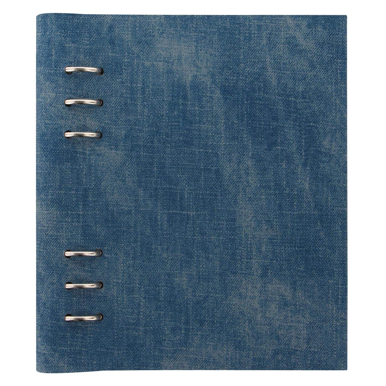 Filofax Clipbook Patterns A5 notebook - denim