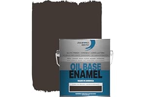 Diamond Brite Paint 1 Gallon Oil Base Enamel Paint in Tile Brown 32400-1