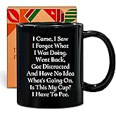I Came I Saw I Forgot Coffee Mug - Funny Senior Citizens Sarcastic Gifts Old People Elderly Grandma Grandpa Mom Dad - Presents Mothers Day Fathers Birthday - 11 oz Novelty Coffee Cup -39