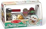 Melissa & Doug Wooden Ice Cream Toy Shop Role Play Set 3+ Kids view 3