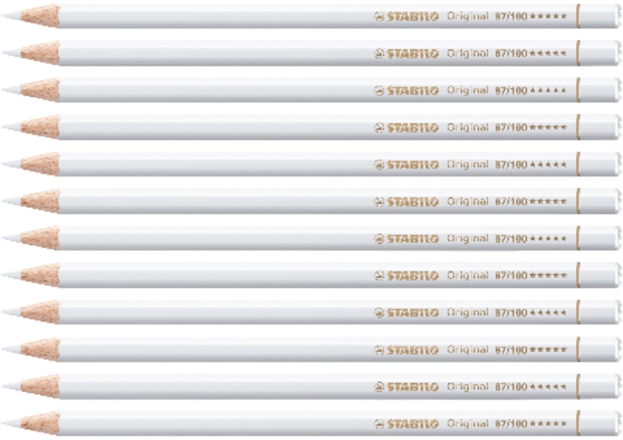 STABILO Premium Colouring Pencil Original - Pack of 12 - titanium white — image 1