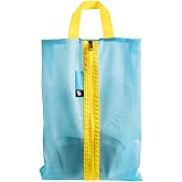 pack all Kids Shoe Bag for Travel, Water-Resistant Shoe Pouch for Gym, Odor-Resistant Soccer Cleats Bag for Sport, Cute Design for Girls, Boys, Toddlers (Blue)