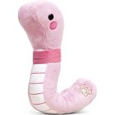 Bellzi Worm Cute Stuffed Animal Plush Toy - Adorable Soft Worm Toy Plushies and Gifts - Perfect Present for Kids, Babies, Toddlers - Wormi
