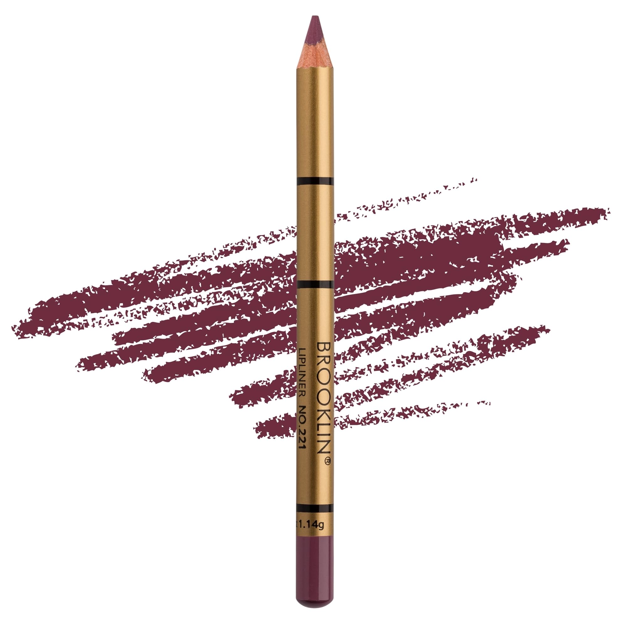 IMPALA | Brooklin Waterproof Lipliner Color Dark eggplant 221 | Permanent lip profiler | Water resistant lipstick | Long-term lipliner