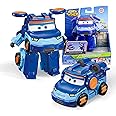 Super Wings Transformable Toys 5" Action Figure Supercharge Tobot Leo, 3 in 1 Rescue Bots Transforming Airplane Car Robot Toys, Educational Toys for Boys and Girls Age 3+, Gifts for Preschool Kids