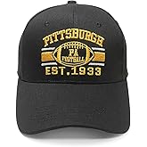 Kurcnis Football Team Fans Hat Custom Embroidered Baseball Cap Apparel Gifts for Adult Snapback Adjustable Breathable…