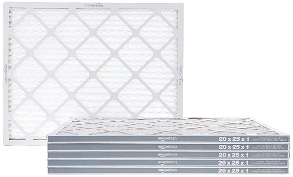 AMAZON BASICS 20X25X1 AIR FILTER 6-PACK, MERV 8...