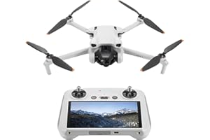 DJI Mini 3 (DJI RC), Lightweight 3x Mechanical Gimbal Drones with Camera for Adults 4K, 38-min Flight Time, up to 32800ft (10