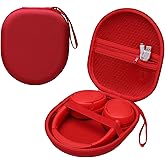 Headphone Headset Case Compatible with JBL Tune 520BT 720BT/BERIBES/KVIDIO/Soundcore by Anker/Sony Wireless On-Ear Headphones,Red