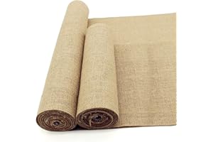 Agfabric 64 inch x50 Feet Garden Burlap Fabric Roll, Burlap Tree Wrap,Multipurpose High Density Natural Jute Material for Gardening,Aisle Runner,Crafts,Weed Barrier