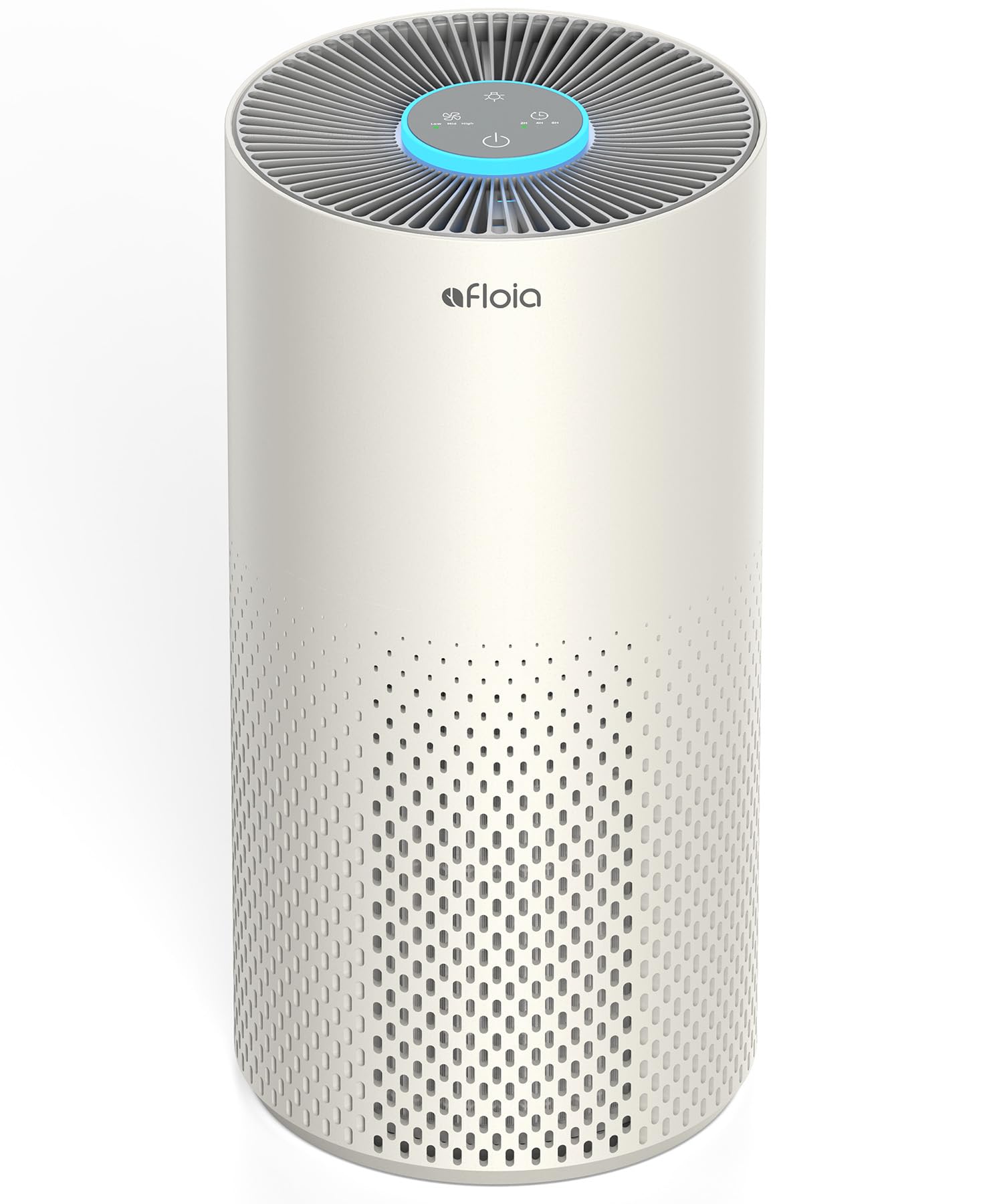 Afloia Air Purifier for Home Bedroom Large Room Up to 1076 Ft², 3-Stage Filter Air Purifiers for Bedroom, Remove Dander Pets Hair Pollen Mold Smoke, 7 Colors Light, Kilo Grey Image Afloia Air Purifier for Home Bedroom Large Room Up to 1076 Ft², 3-Stage Filter Air Purifiers for Bedroom, Remove Dander Pets Hair Pollen Mold Smoke, 7 Colors Light, Kilo Grey Image