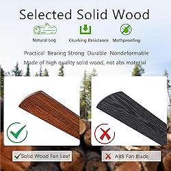 42"Wooden Ceiling Fans with Remote Control with