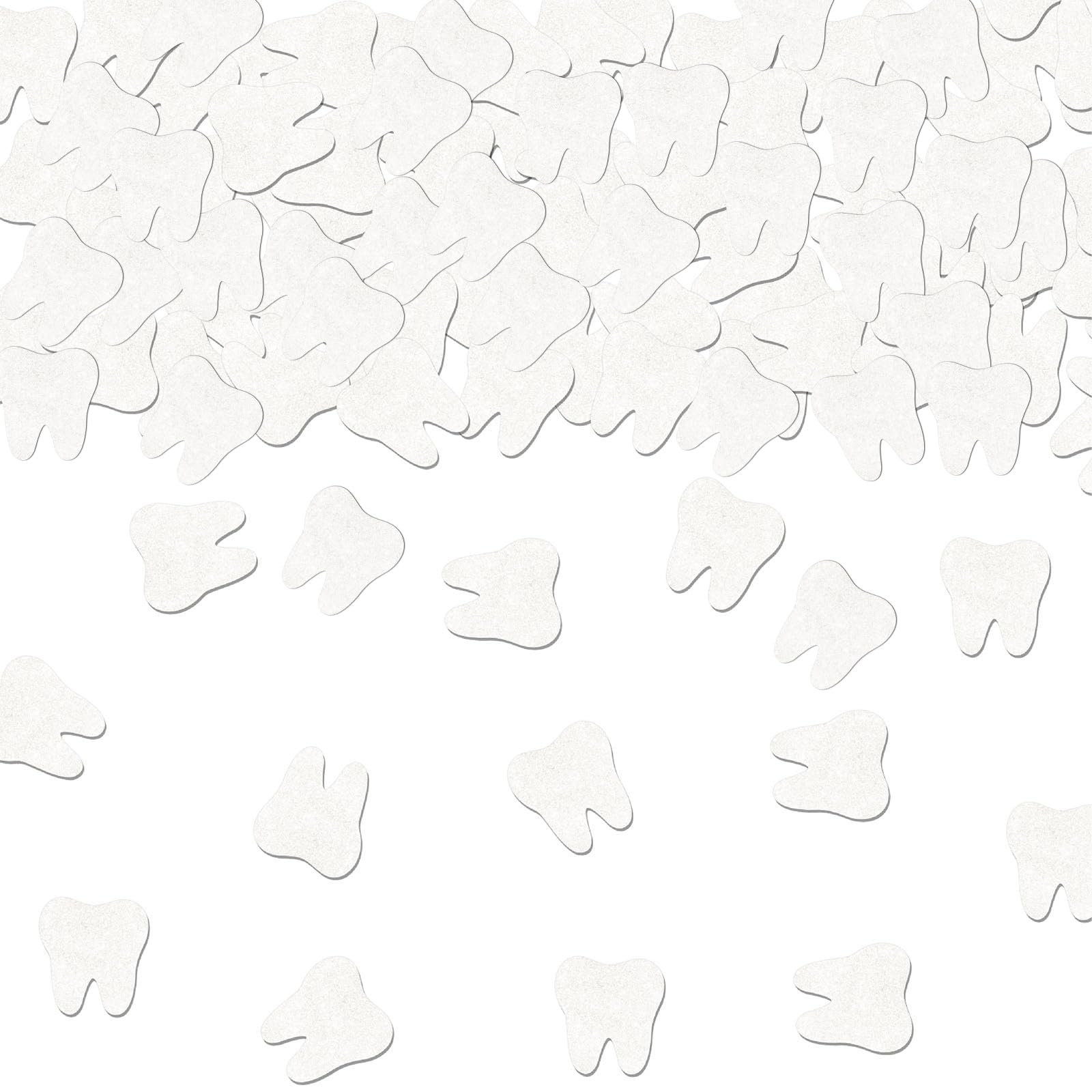 Photo 1 of 200Pcs Tooth Glitter Confetti First Tooth Birthday Party Decorations Baby Shower Table Confetti for Boys Girls Women Dentist Themed Birthday Baby Shower Decor Party Supplies