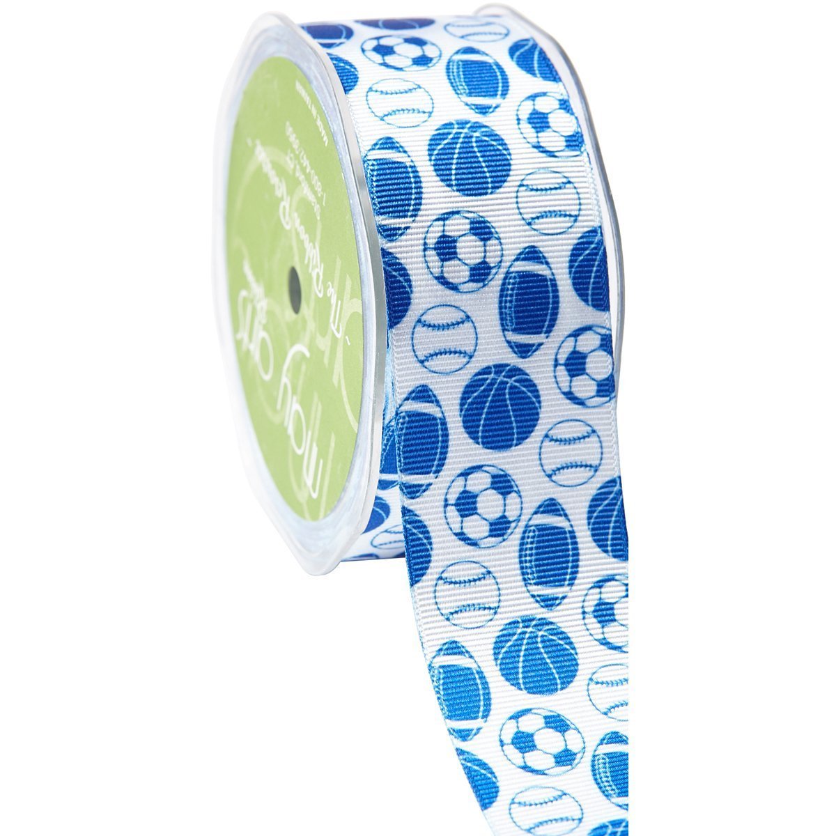 Amazon.com: May Arts All Sports Print Grosgrain Ribbon 1-1/2