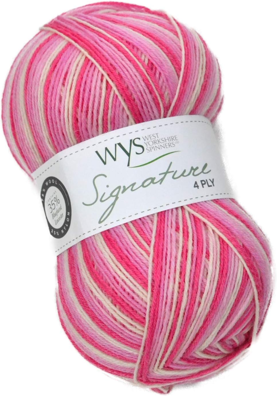 West Yorkshire Spinners Signature 4 Ply The Cocktail Range 845 Pink Flamingo