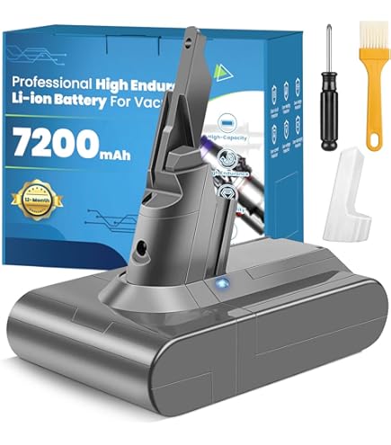 Replacement Battery For Dyson V10 Cordless Vacuum – 25.2V, 6000mAh, Compatible With V10 Animal/Absolute/Fluffy Models