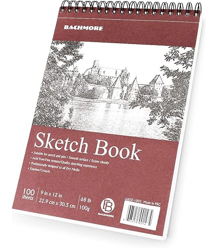 Beechmore Books 5.6"x8.5" Sketchbook – 140 GSM Acid-Free