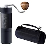 1Zpresso J-Max Manual Coffee Grinder with Assembly Coated Conical Burr, Magnet Catch Cup Capacity 40g, Numerical Adjustable F