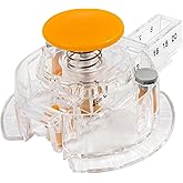Fiskars Circle Cutter with 3 Replacement Blades for Paper &amp; Arts and Crafts | Paper Cutter, 1" to 8&rdquo; Cut Length, Clear/Orange