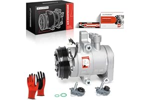 A-Premium A/C Compressor with Clutch Compatible with Ford F-150 5.0L 2015-2017 Flex, DKS20 Style