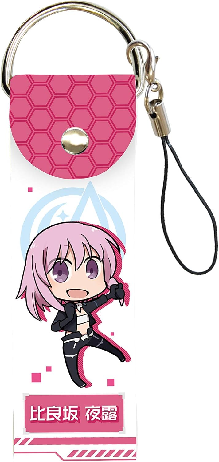 Amazon アリス ギア アイギス 01 比良坂夜露 ミニキャラ ビッグレザーストラップ アニメ 萌えグッズ 通販
