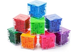 ZPISF 8 Pack Money Maze Puzzle Box for Cash Gift, Perfect Puzzle Money Holder and Brain Teasers for Kids and Adults