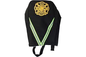 MELOTOUGH Firefighter Mask Bag Fireman SCBA Air Respirator Storage Bag with Soft Lined (Black)
