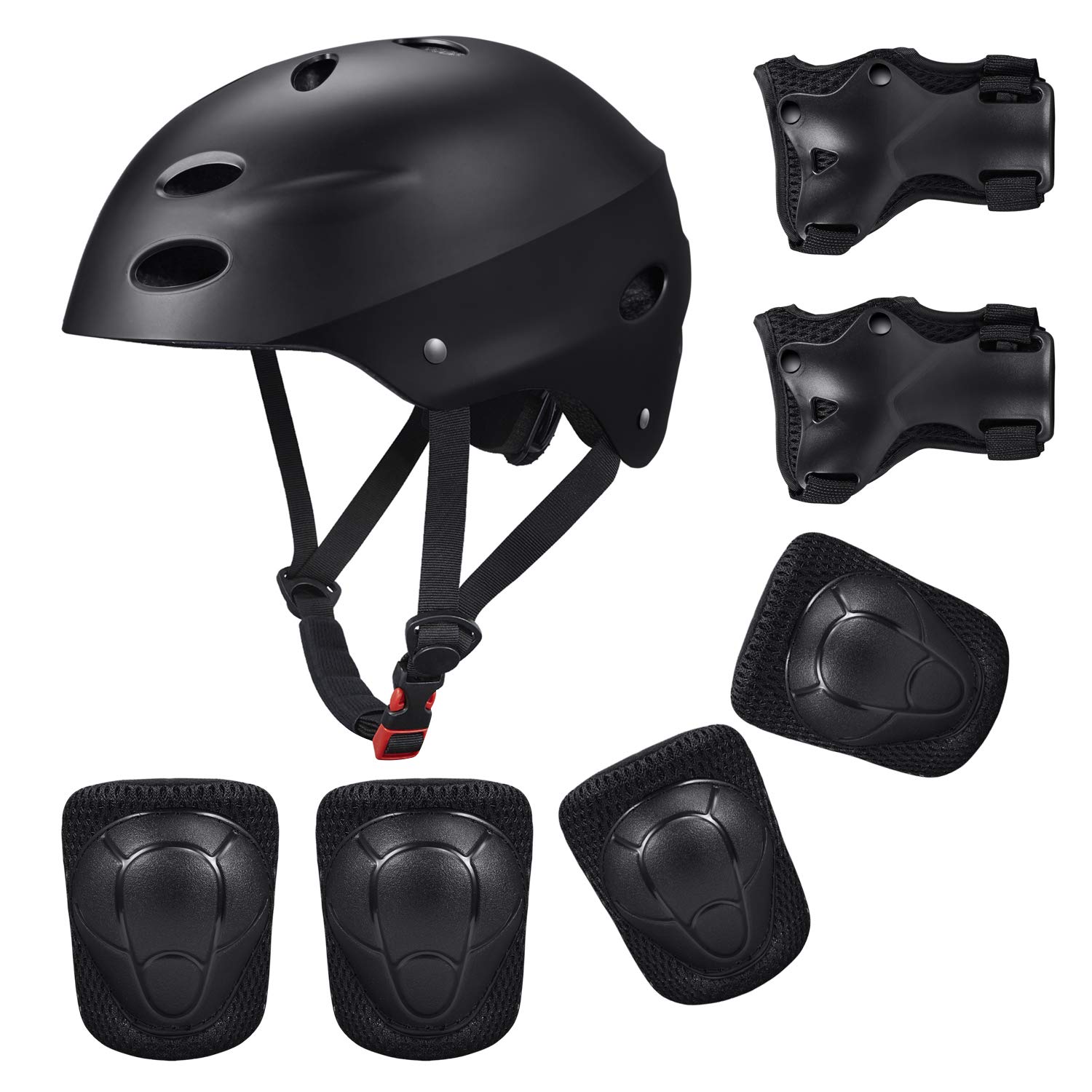 Buy Kids Protective Gear Set, 7 in 1 Adjustable Bike Helmets for Roller