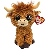 Ty Beanie Boos Alfie The The Highland Cow - 6"