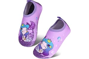 TOROTTO Toddler Kids-Water-Shoes Lightweight Non-Slip Aqua-Socks Swim-Shoes for Beach-Pool Walking for Boys Girls