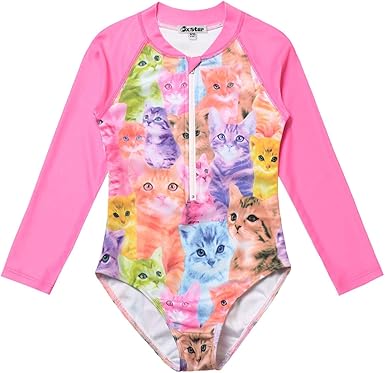 unicorn rash guard swimsuit