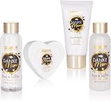BRUBAKER Danke Mama 5-piece Rose Vanilla Shower Bath Set Mother Gift Coffee Mug view 2