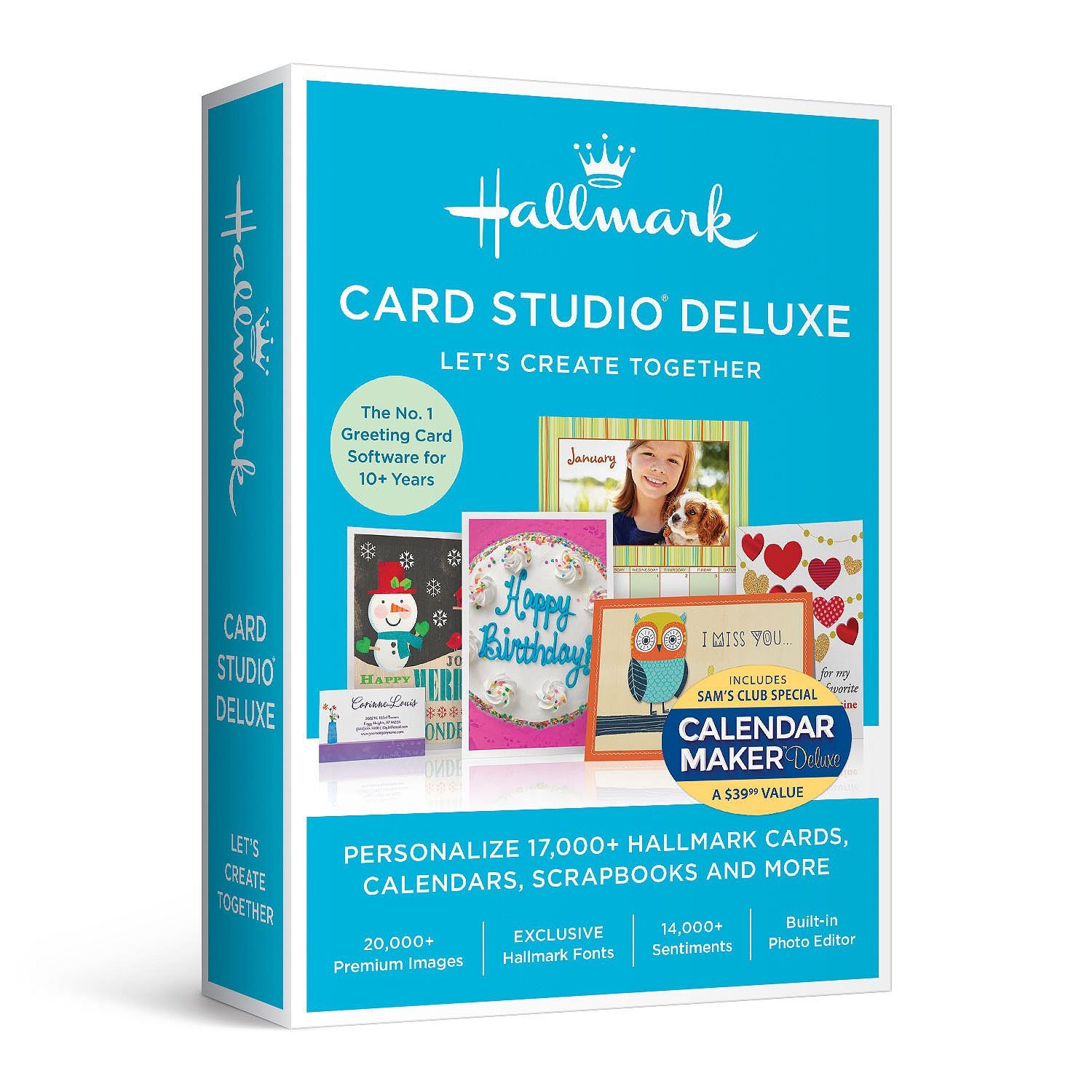 Hallmark Card Studio Deluxe With Calendar Maker Deluxe