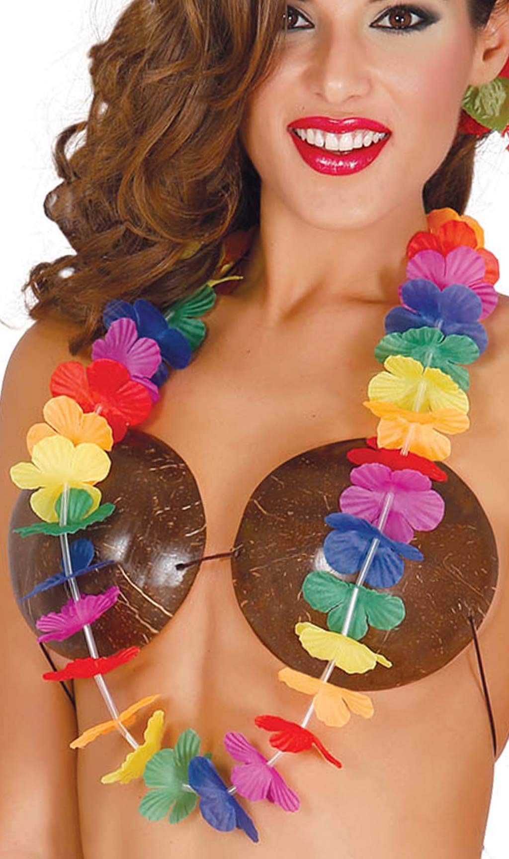 Fiestas Guirca 18409 - Hawaiian Necklaces multicolored (pack of 12)