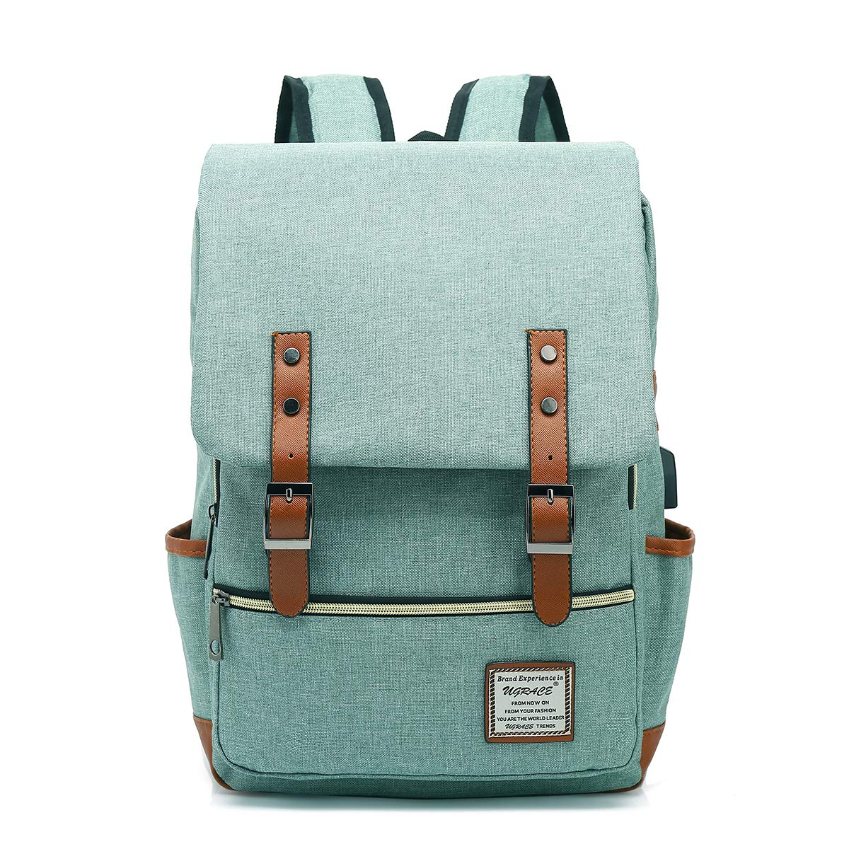 Mua UGRACE Vintage Laptop Backpack with USB Charging Port, Elegant