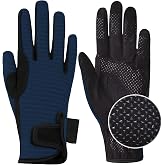 ChinFun Women's Horse Riding Gloves Stretchable Equestrian Gloves | Breathable Horseback Lady Youth Girls Outdoor Cycling