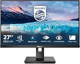 Philips 272S1AE 27 Inch FHD 75Hz IPS Monitor 4ms Height Adjust Speakers DP HDMI view 2