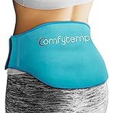 Comfytemp Ice Pack for Lower Back Pain Relief, HSA Approved FSA, Reusable Gel Ice Wrap for Sciatica Nerve Injury, Hot Cold Compress Lumbar Brace for Herniated Disc, Waist Coccyx, Surgery Recovery Gift