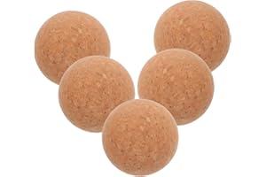 OFFSCH 5pcs 36mm Table Football Cork Balls Foosball Table Soccer Ball Accessory for Tabletop Game
