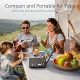YOTON 12.5in Portable DVD Player with 10.5in Swivel Screen Black view 8